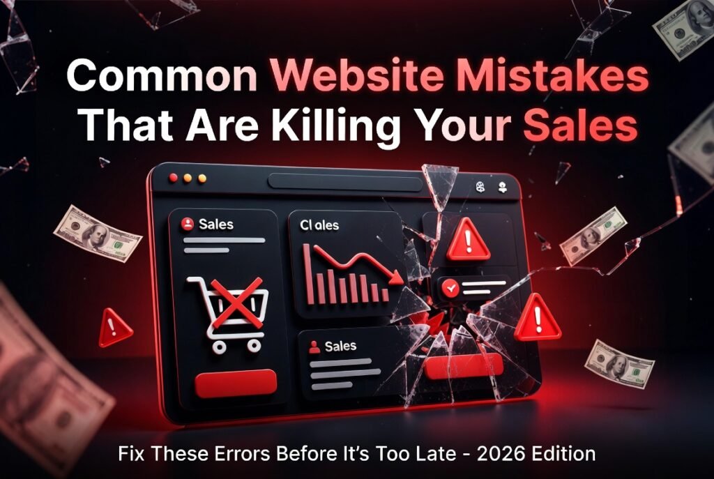 Common Website Mistakes That Are Killing Your Sales
